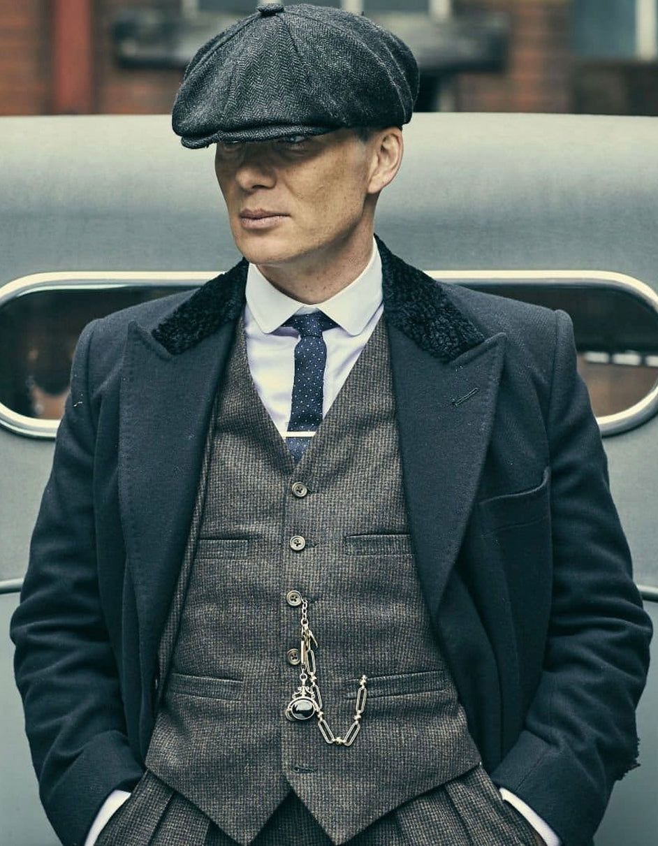 Mens Costume Thomas Shelby Grey Outfit 1 KH-8807  - from alligatorwarehouse.com