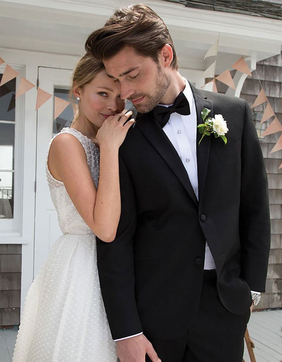 Black Modern Wedding Notch Tuxedo Black Modern Wedding Notch Tuxedo