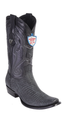 Wild West Botas de Armadillo Horma Dubai Toe Sand Gray