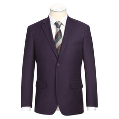 201-14 Men's 2-Piece New Slim Fit Single Breasted Notch Lapel Suit