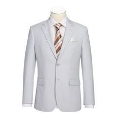 201-15 Men's 2-Piece New Slim Fit Single Breasted Notch Lapel Suit