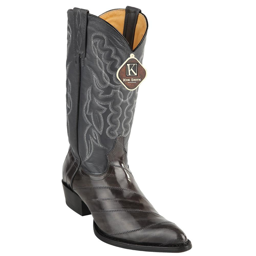 King Exotic Men's Eel Cowboy Boots J Toe King Exotic Men's Eel Cowboy Boots J Toe