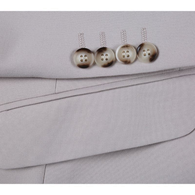 Vanderbilt Collection - Classic 2 Piece Suit 2 Buttons Regular Fit In Light Beige 3 SO6201-84-CLASSIC  - from alligatorwarehouse.com