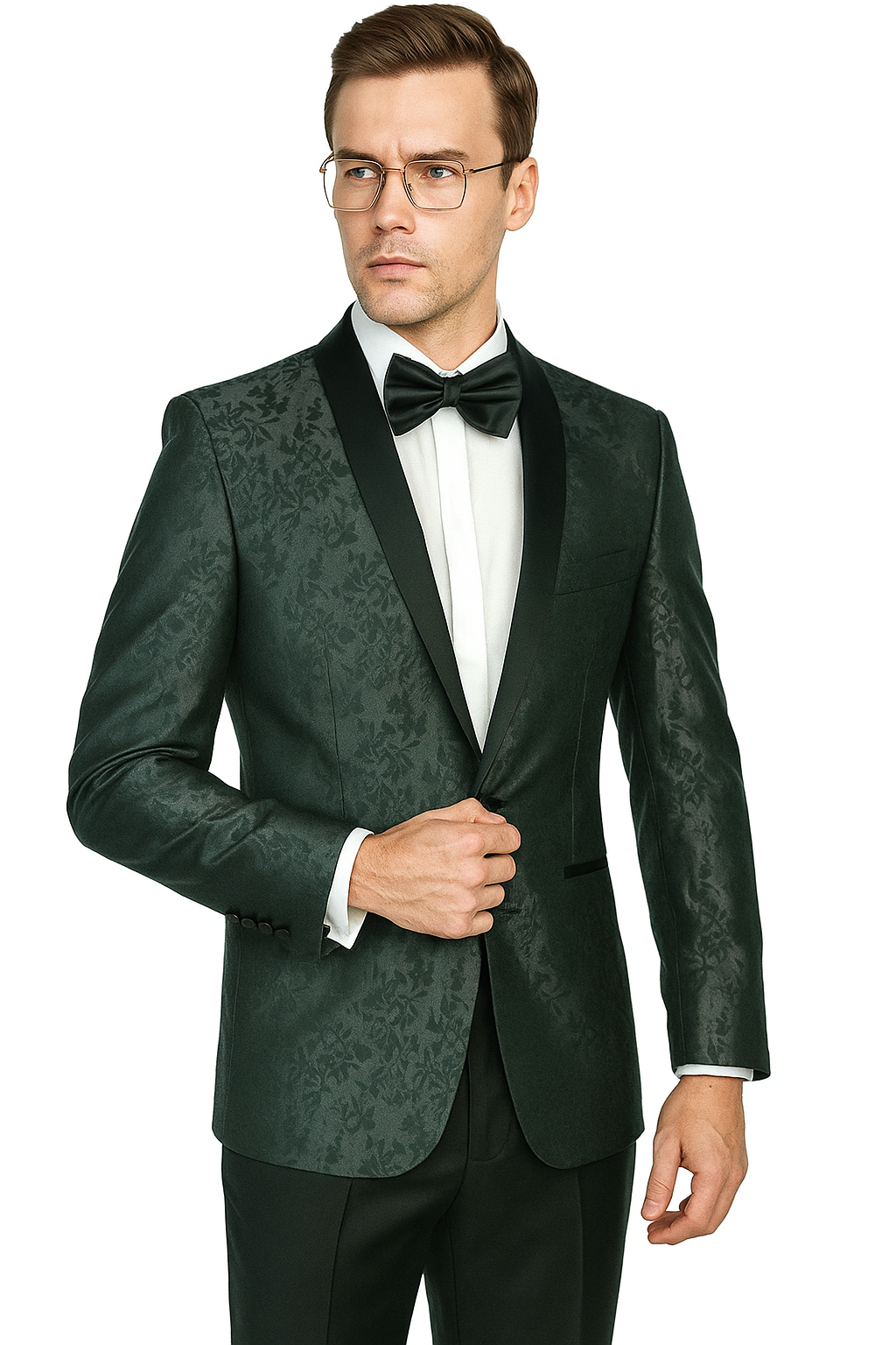 Shawl Paisly Tuxedo by Giorgio Fiorelli in Burgundy, Gray, Blue 10   - from alligatorwarehouse.com