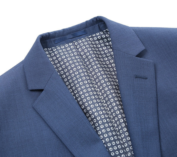 Blue Dress Suit Slim Fit 2 Piece Notch Lapel 3 SO62106-3-SLIM2PC  - from alligatorwarehouse.com