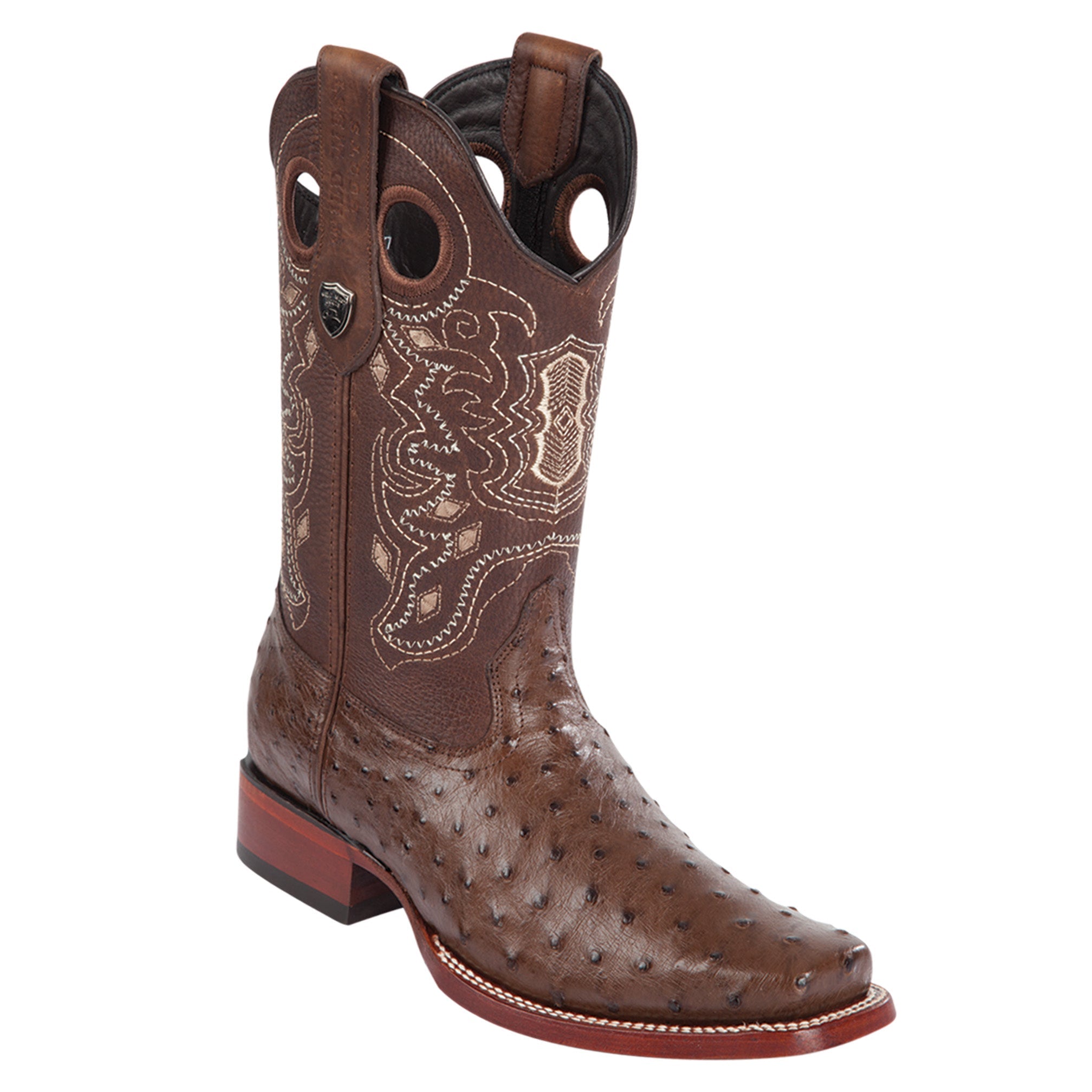 Ostrich Boots Wild Rodeo Toe 2   - from alligatorwarehouse.com