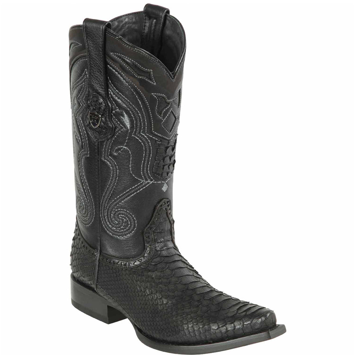 Black Snakeskin Boots