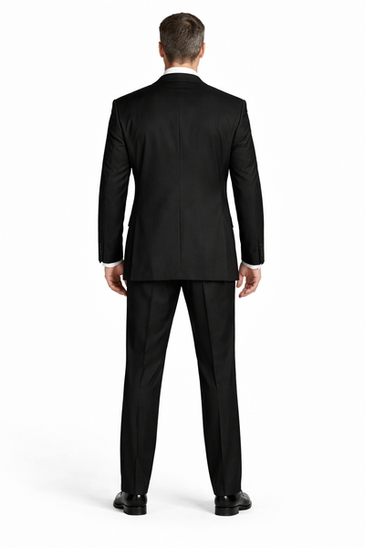 2 Button Suit in Black