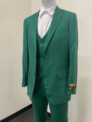Mens Emerald Green 3-Piece Suit ƒ?? Slim Fit Wedding and Formal Suit by Alberto Nardoni