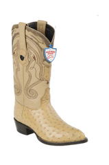 Wild West Botas de Avestruz Horma Puntal