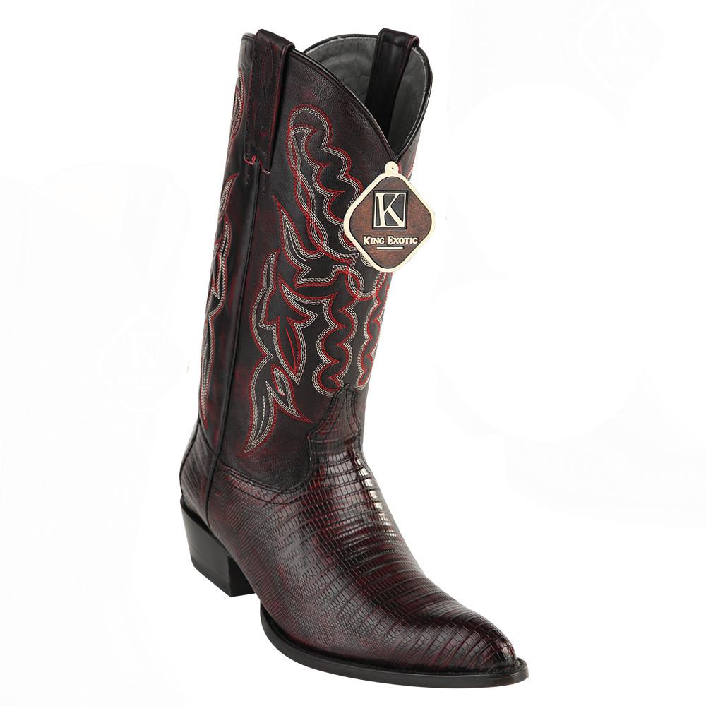 King Exotic Men's Lizard Western Boots J Toe King Exotic Men's Lizard Western Boots J Toe