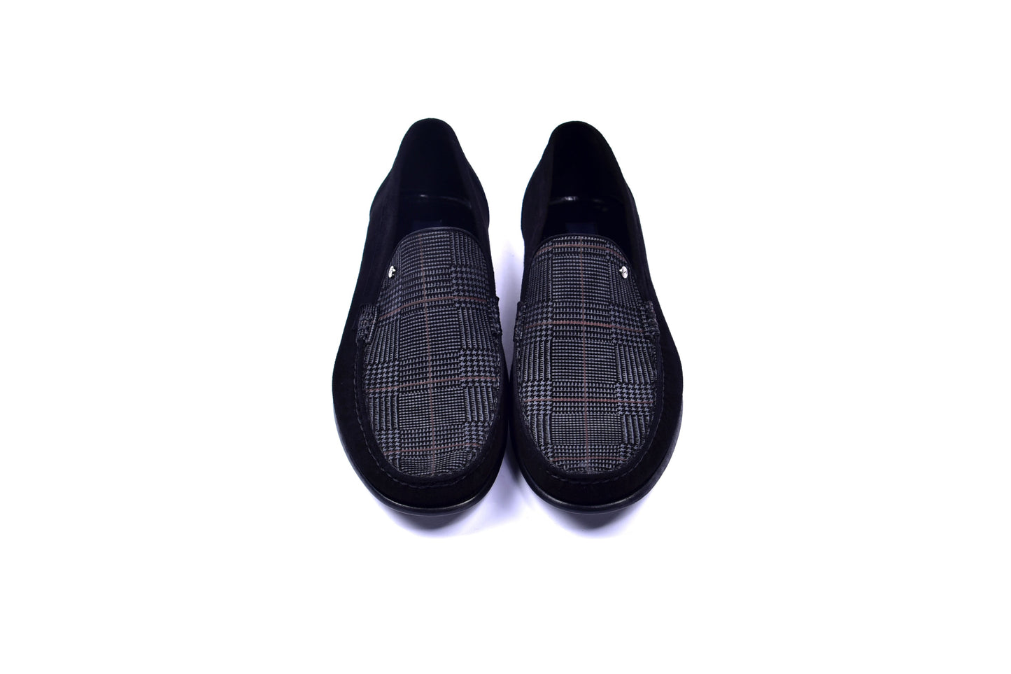 C0014058-3898S Suede Hand-sewn loafer- Black