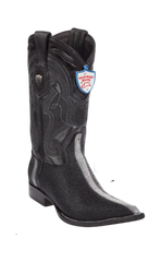 Bota de Mantarraya Original Horma Punta Recortada Wild West