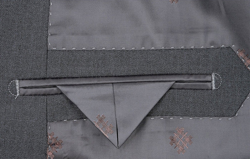 Vanderbilt Collection - Classic 2 Piece Suit 2 Buttons Regular Fit In Gray 4 SO6201-4-CLASSIC  - from alligatorwarehouse.com