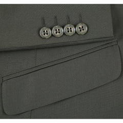 201-10 Men's 2-Piece Slim Fit Single Breasted Notch Lapel Suit