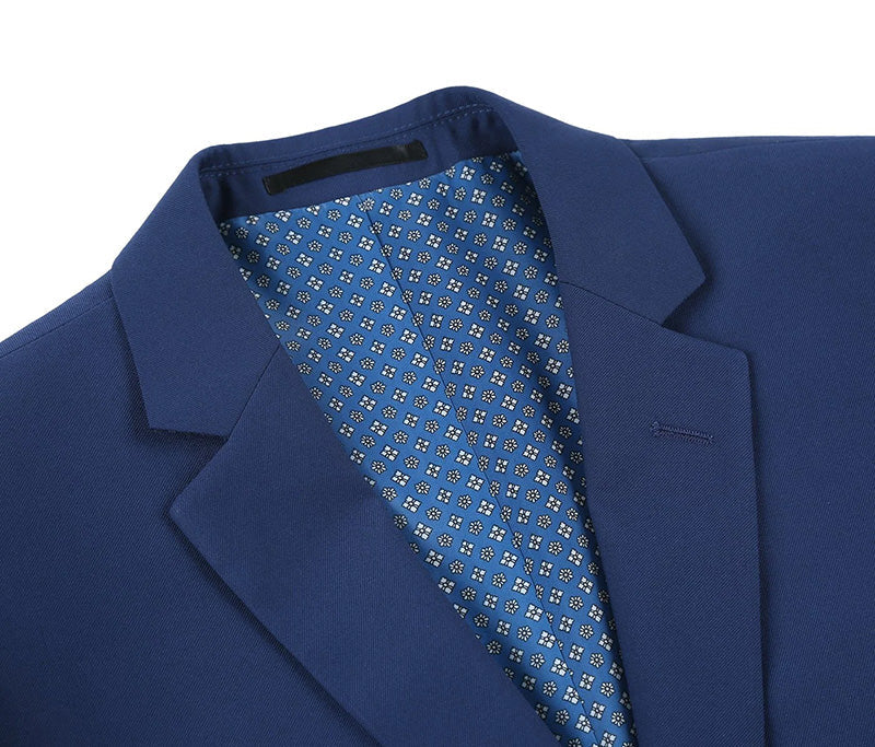 Vanderbilt Collection  - Classic 2 Piece Suit 2 Buttons Regular Fit In Blue 2 SO6201-20-CLASSIC  - from alligatorwarehouse.com