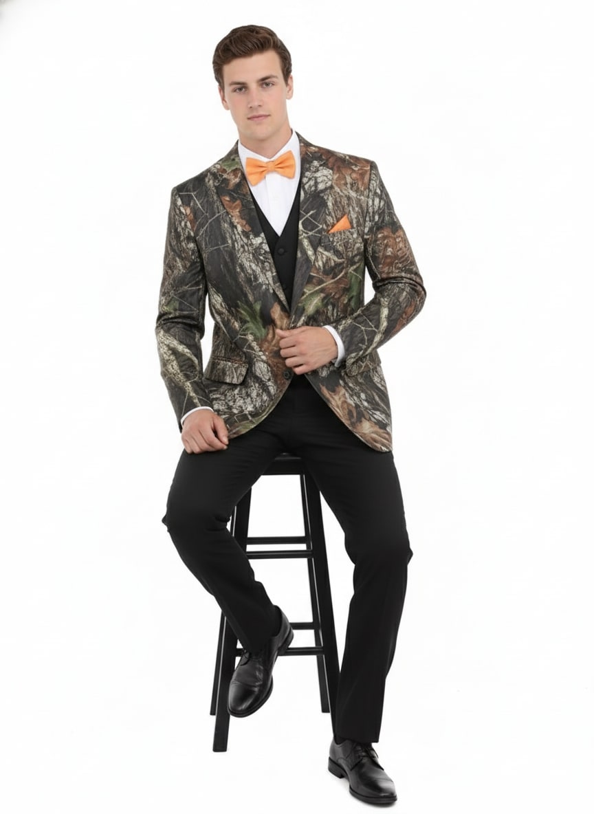Mens Houndstooth Double-Breasted Overcoat – Classic Black and White Wool Blend Peacoat Wool Fabric 3   - from alligatorwarehouse.com