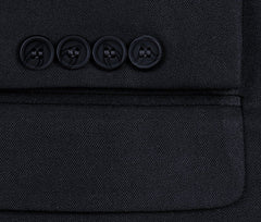 Vanderbilt Collection - Classic 2 Piece Suit 2 Buttons Regular Fit In Dark Navy