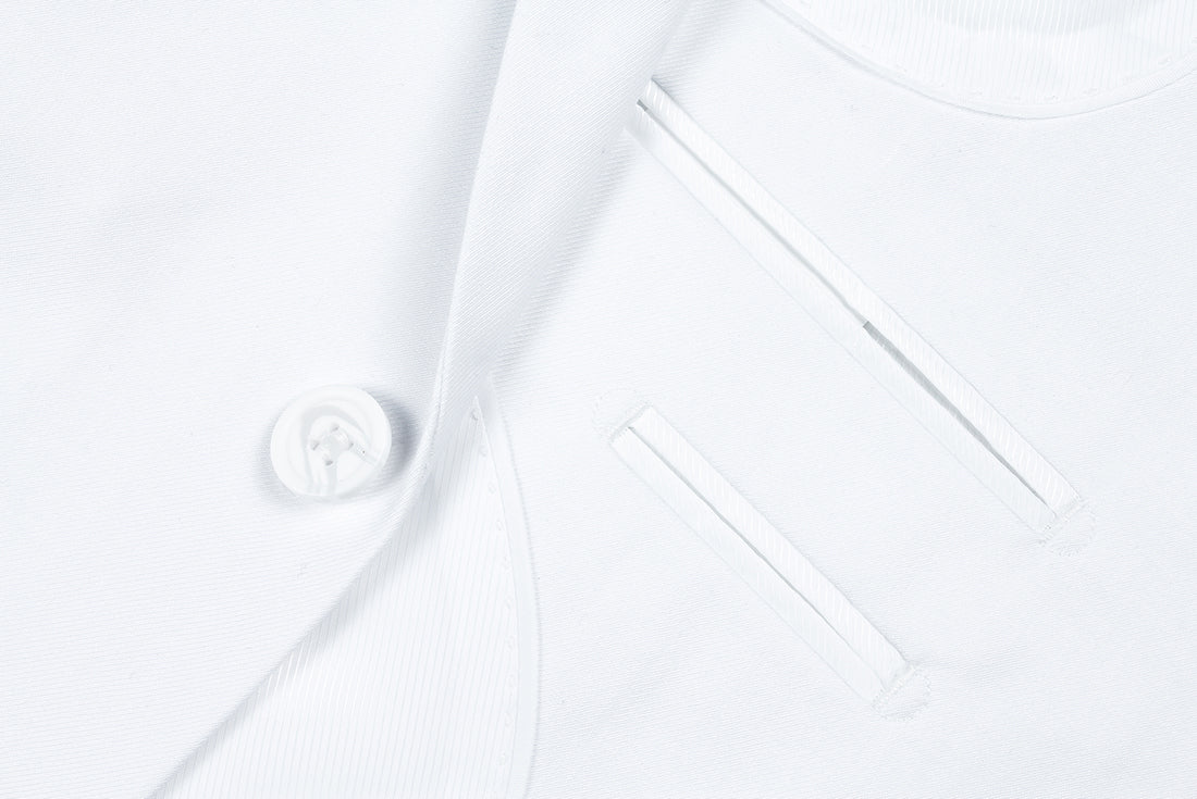 Vanderbilt Collection - Classic 2 Piece Suit 2 Buttons Regular Fit In White 4 SO6201-6-CLASSIC  - from alligatorwarehouse.com