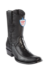 Wild West Botas de Pata de Avestruz Horma Dubai Toe Black