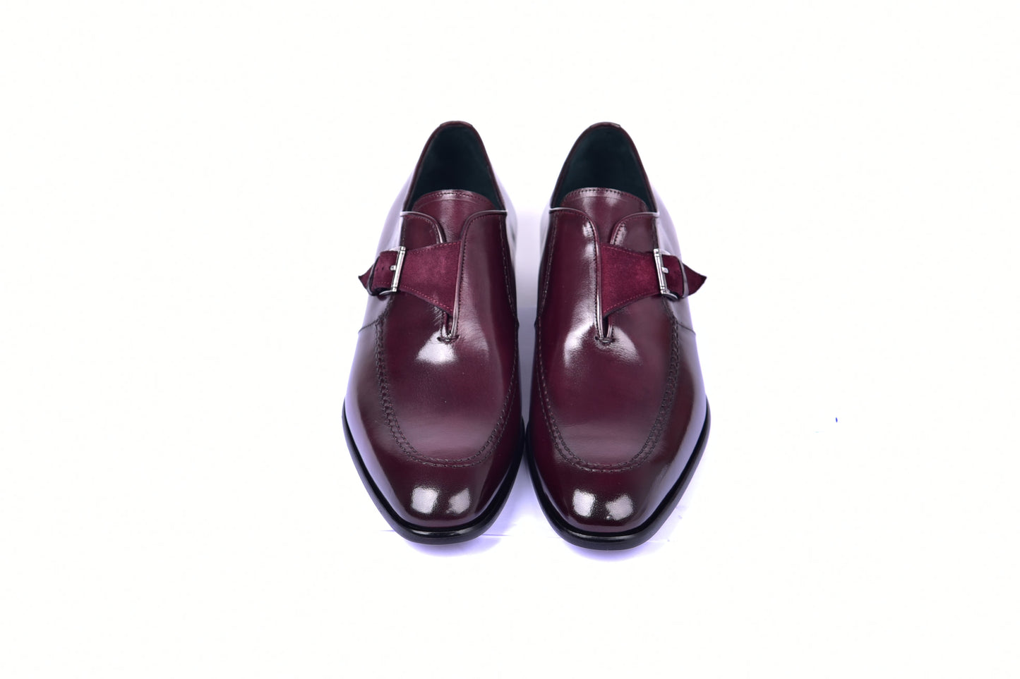 C053-6471 Monk strap-Burgundy