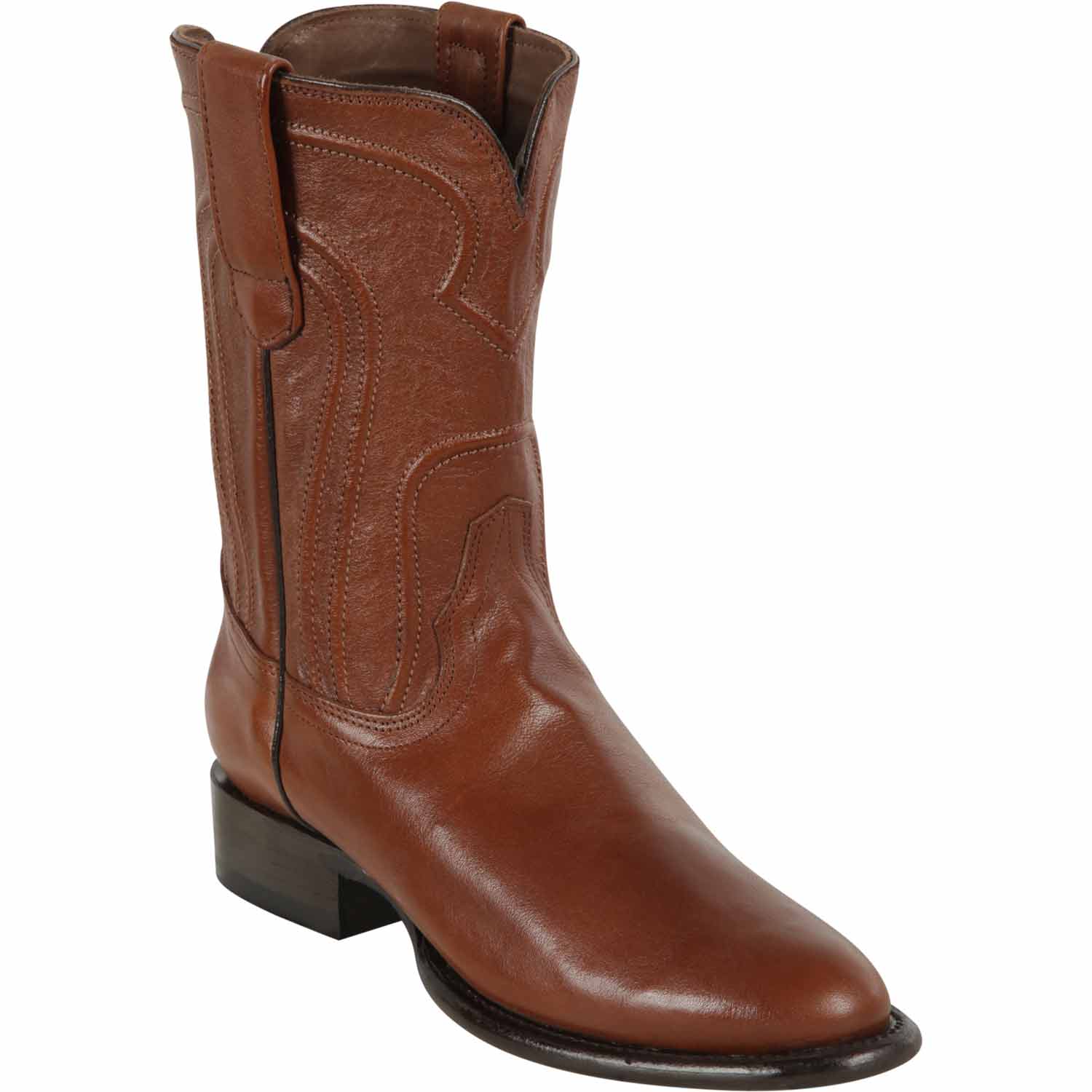 Men's Los Altos Original Leather Boots Roper Toe - Black 692105 2 LAB-692105-060  - from alligatorwarehouse.com