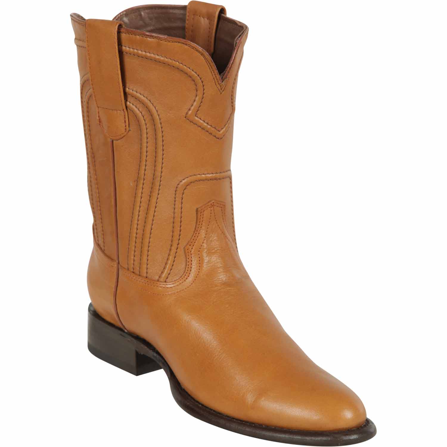 Men's Los Altos Original Leather Boots Roper Toe - Black 692105 3 LAB-692105-060  - from alligatorwarehouse.com