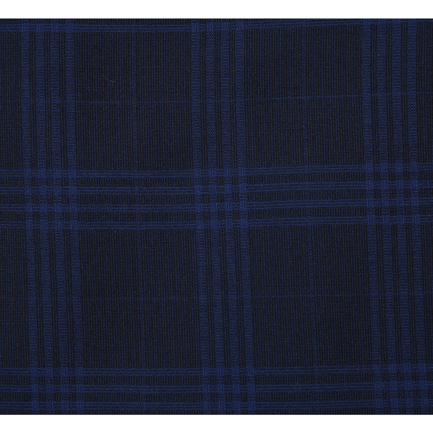 564-3 Men's Slim Fit Wool Blend Stretch Checked Suit