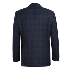 293-21 Men's Slim Fit Stretch Checked Suits