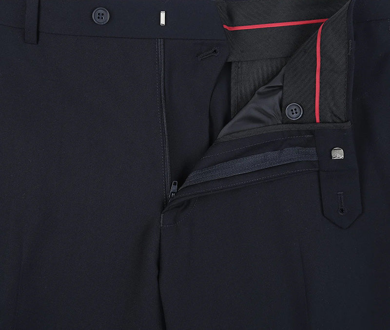 Vanderbilt Collection - Classic 2 Piece Suit 2 Buttons Regular Fit In Dark Navy 4 SO6201-2-CLASSIC  - from alligatorwarehouse.com