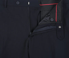 Vanderbilt Collection - Classic 2 Piece Suit 2 Buttons Regular Fit In Dark Navy