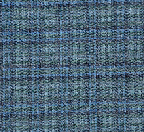 Half Canvas Slim Fit Blazer in Green Blue Check 8 SO6PS24-12_Riserva-JKT_40R  - from alligatorwarehouse.com