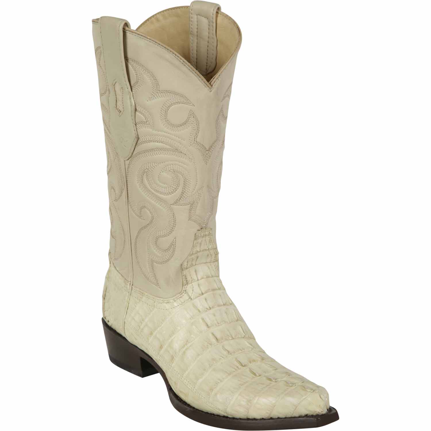 Men's Los Altos Caiman Tail Snip Toe Boots 2 LAB-940103-060  - from alligatorwarehouse.com