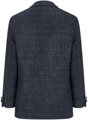 Walker and Hawkes Harris Tweed Blakemore Blazer for Men - Hand-Woven Wool Tweed Jacket with Polyester Lining, Regular Fit