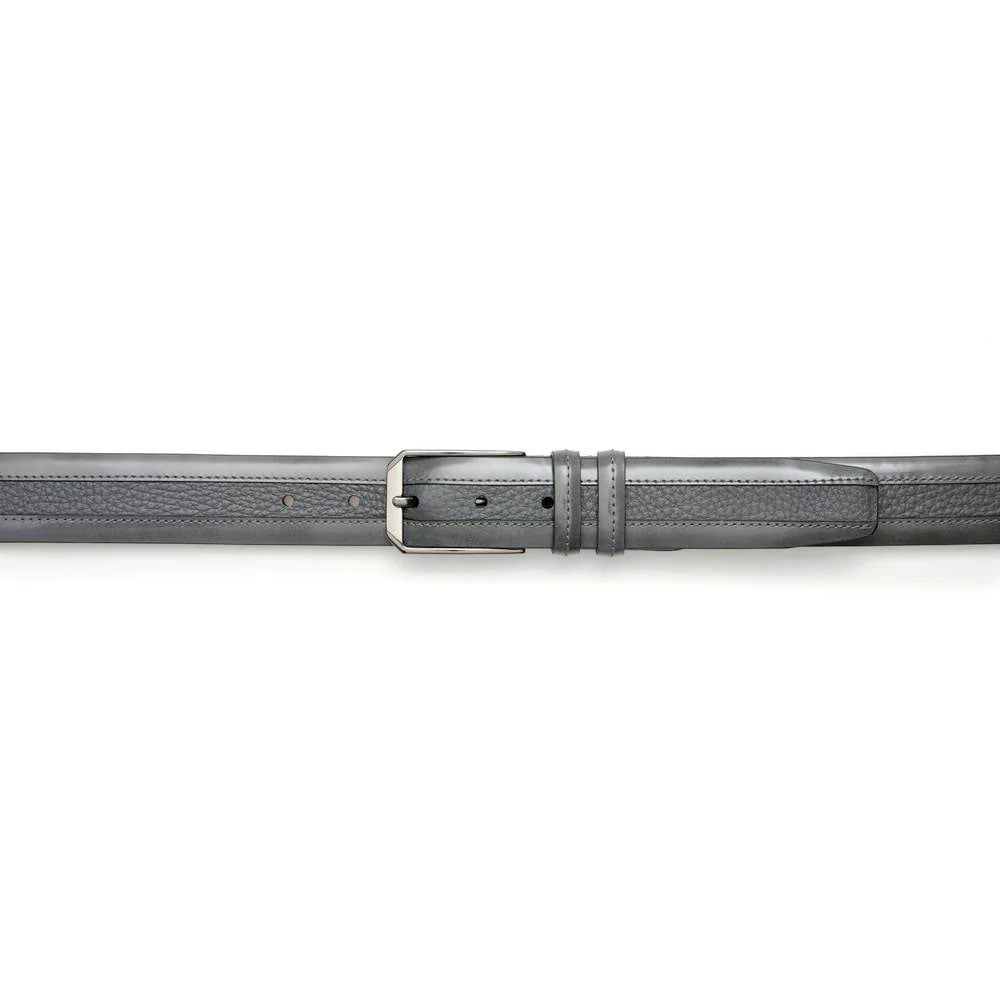 Mezlan Leather and Deerskin Belt