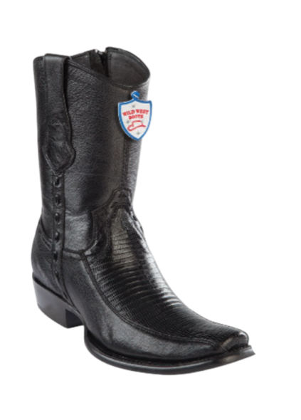 Wild West Botas de Armadillo Horma Dubai Toe Black