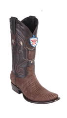 Wild West Botas de Armadillo Horma Dubai Toe Sand Brown