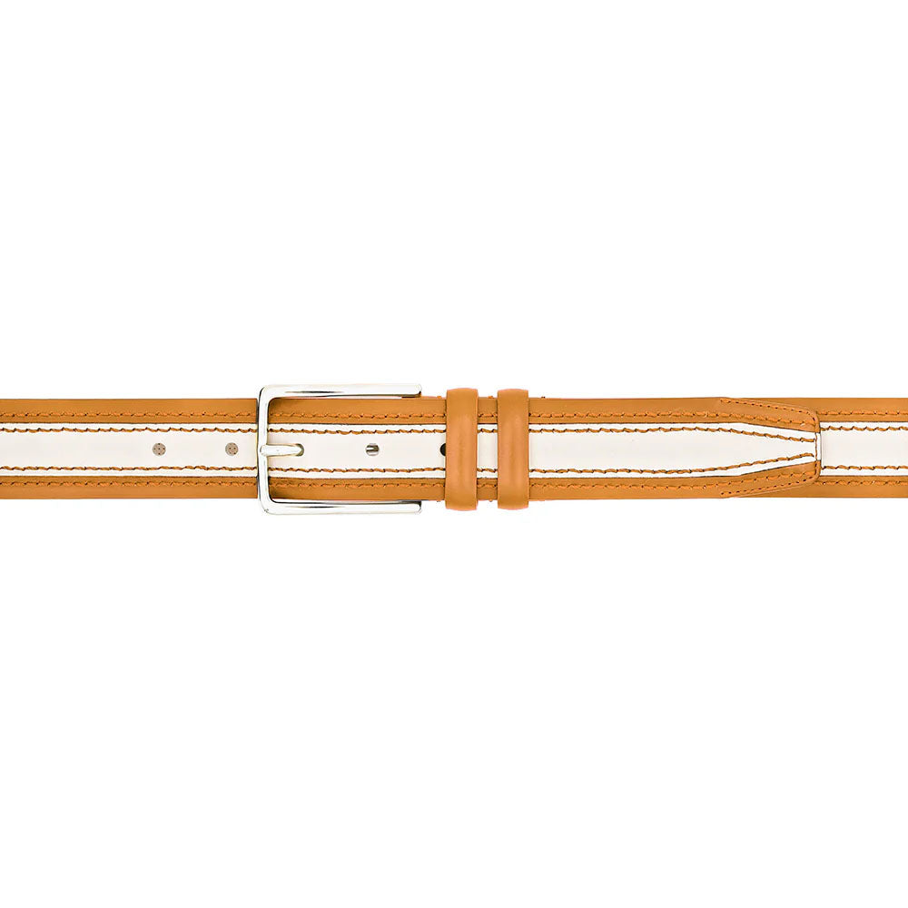 Mezlan Two-Tone Leather Belt