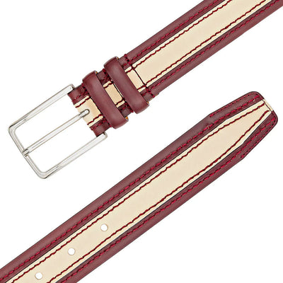 Mezlan Two-Tone Leather Belt