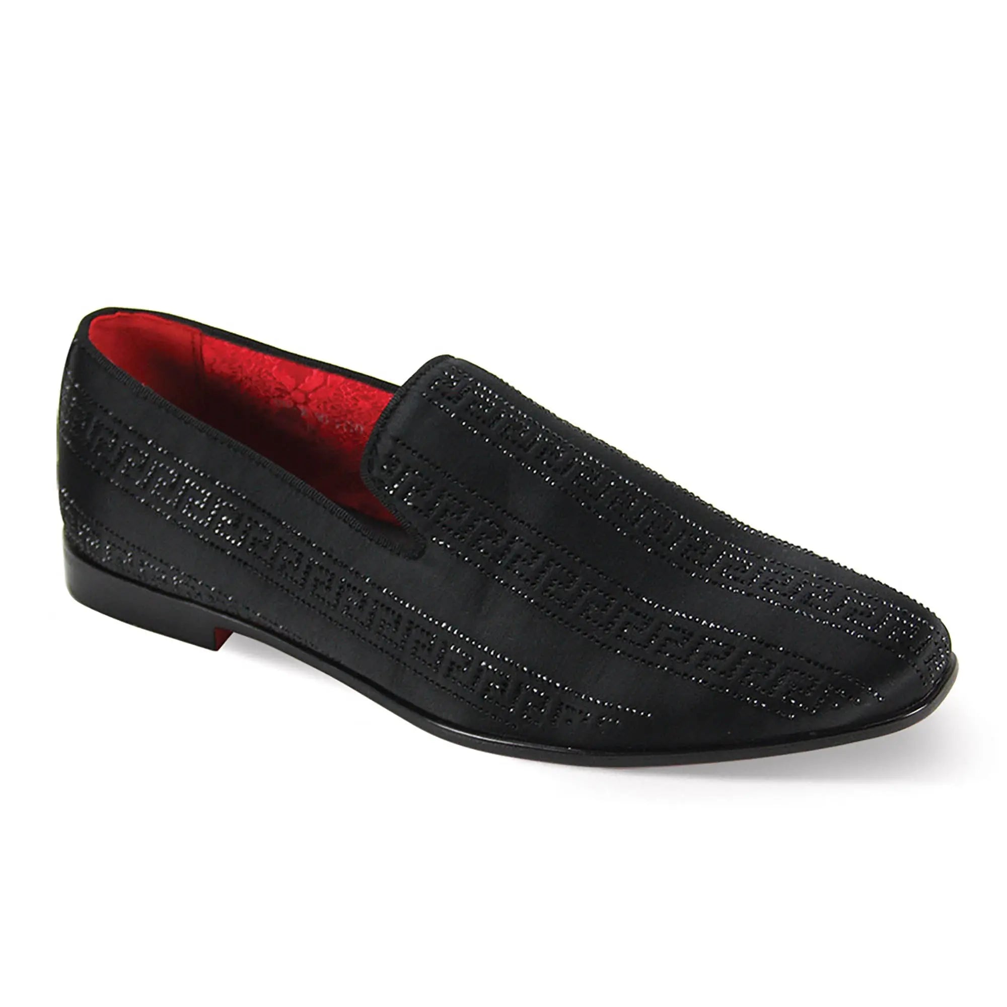 Vito Velvet Rhinestone Slip-On Smoking Loafers 1 VITO_ROYAL_8.5  - from alligatorwarehouse.com