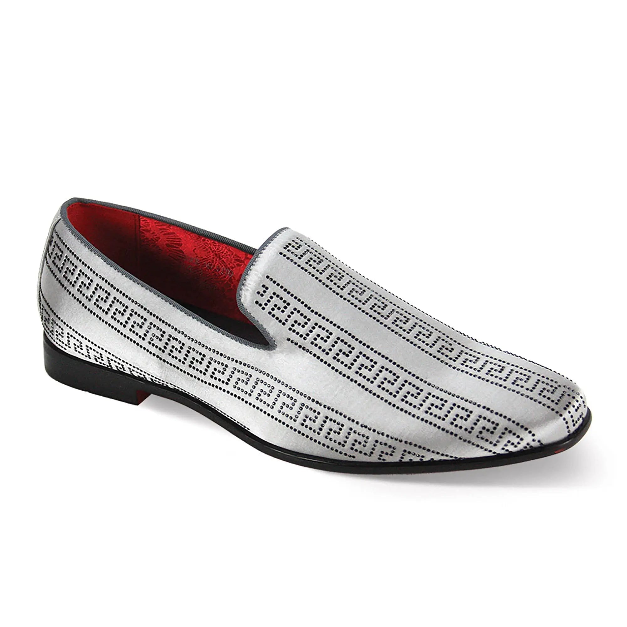 Vito Velvet Rhinestone Slip-On Smoking Loafers 6 VITO_ROYAL_8.5  - from alligatorwarehouse.com
