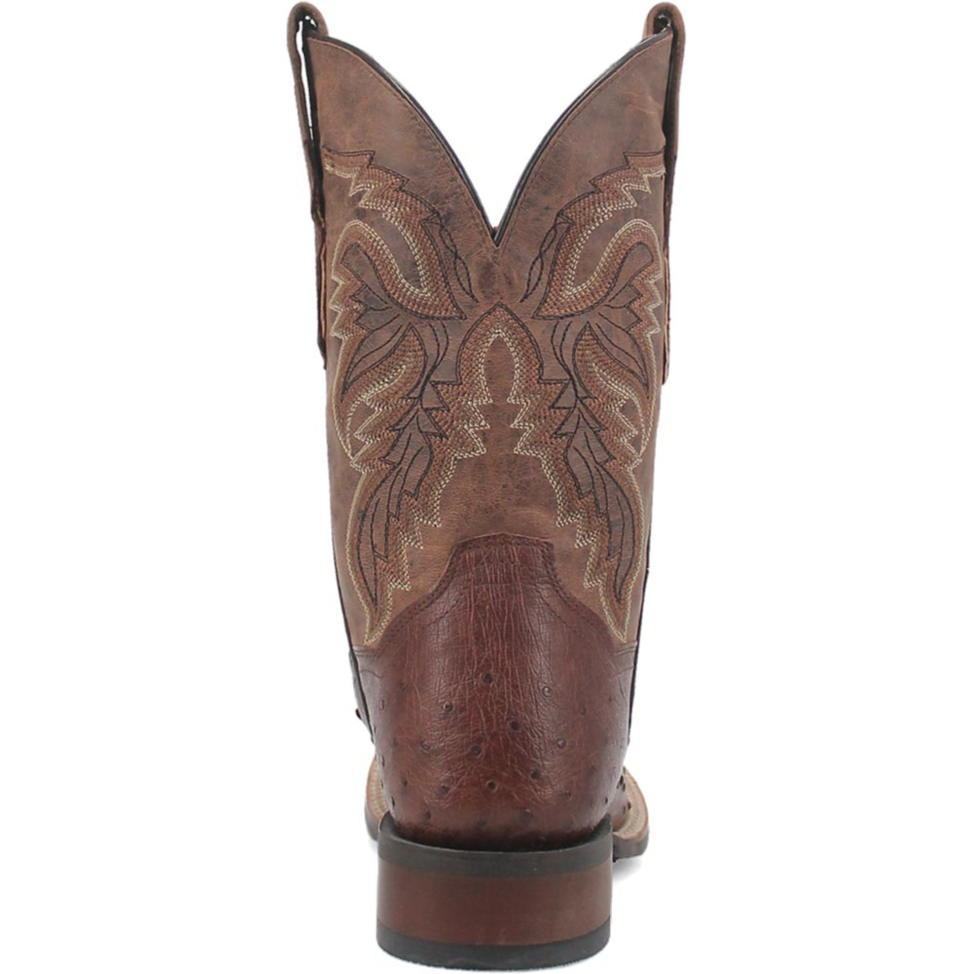 Dan Post Mens Alamosa Brown Genuine Ostrich 11 Square Toe Cowboy Certified Boot 4 DP3875_7_D  - from alligatorwarehouse.com
