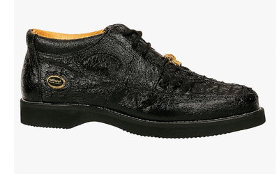 Men's Wild West Boots Caiman and Ostrich Skin Shoe 2ZA050205 2 2ZA050205-060  - from alligatorwarehouse.com