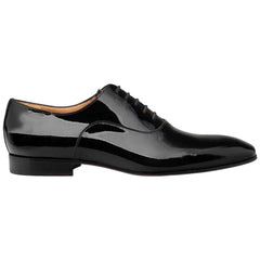 Men's Altea Plain Toe Black Slip-On Oxford By Mezlan Made In Spain Brand