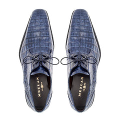 Mezlan Crocodile Derby Shoes - Mezlan Crocodile Derby Dress Shoes - Mezlan Dress Shoe On Sale
