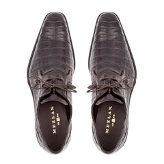 Mezlan Crocodile Derby Shoes - Mezlan Crocodile Derby Dress Shoes - Mezlan Dress Shoe On Sale