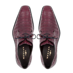 Mezlan Crocodile Derby Shoes - Mezlan Crocodile Derby Dress Shoes - Mezlan Dress Shoe On Sale
