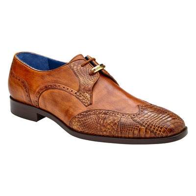 Belvedere Antonio Peanut Alligator Luxury Shoe