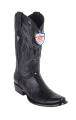 Wild West Botas de Armadillo Horma Dubai Toe Black