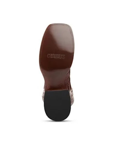 Dan Post Men's Kingsly Genuine Caiman Belly Square Toe Boots - Bay Apache 14 DP4807_7_D  - from alligatorwarehouse.com